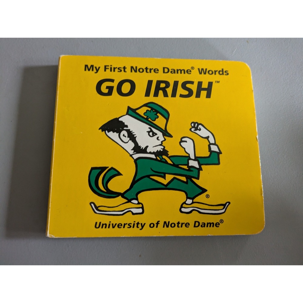 My First Notre Dame Words Go Irish Board Book Connie McNamara Fighting Irish
